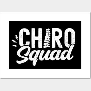 Chiro Squad Chiropractor Chiropractic Assistant Posters and Art